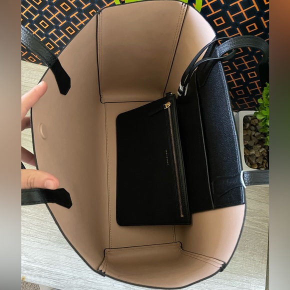 New , tory burch large blake tote & clutch - Picture 5 of 14